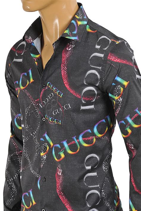 gucci mens dress shirts